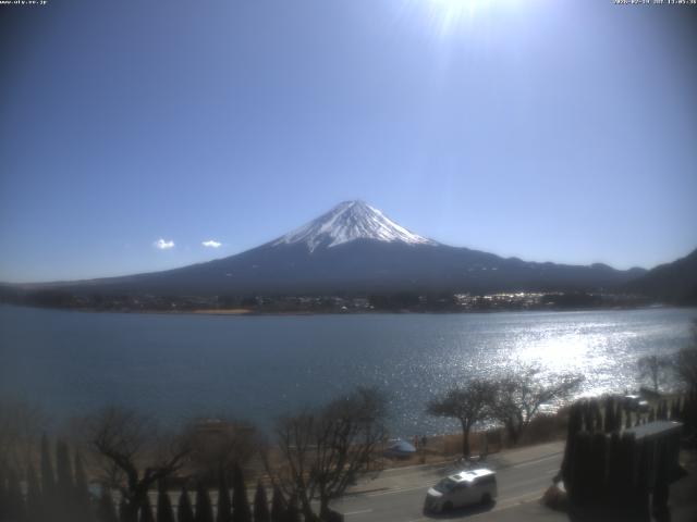 河口湖からの富士山
