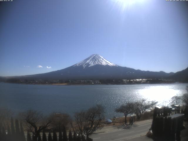 河口湖からの富士山