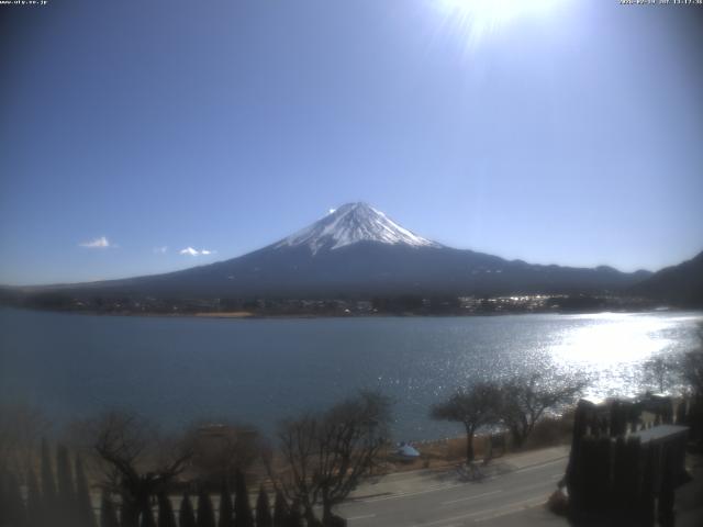 河口湖からの富士山