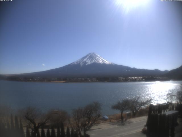 河口湖からの富士山