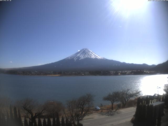 河口湖からの富士山