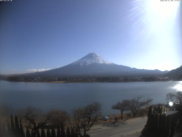 河口湖からの富士山