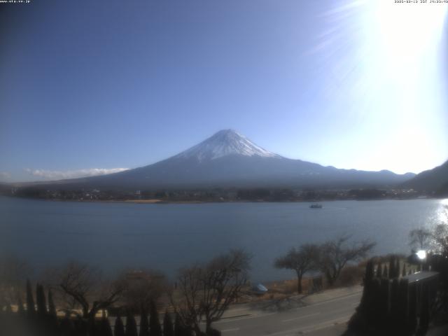 河口湖からの富士山
