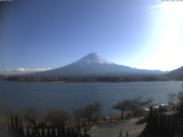 河口湖からの富士山