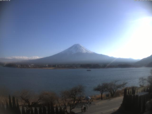 河口湖からの富士山