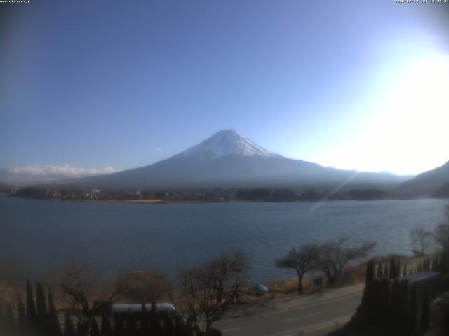河口湖からの富士山