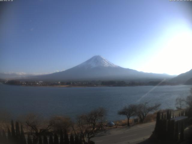 河口湖からの富士山