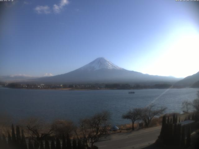 河口湖からの富士山