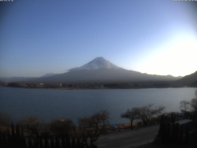 河口湖からの富士山