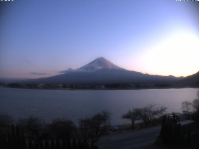 河口湖からの富士山