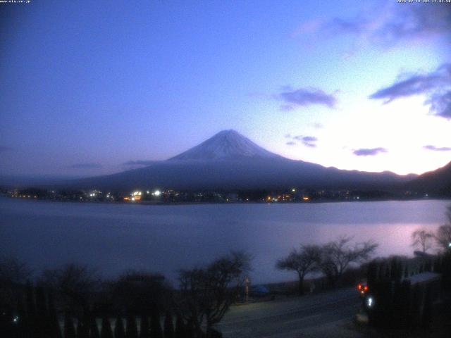 河口湖からの富士山