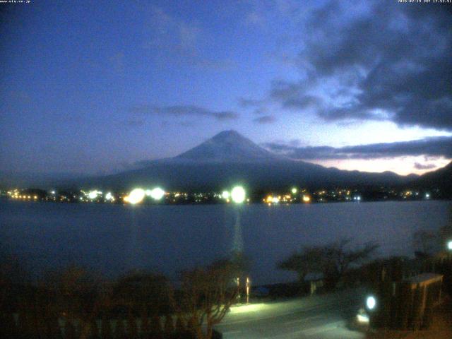 河口湖からの富士山