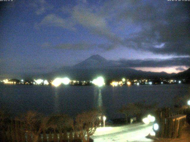 河口湖からの富士山