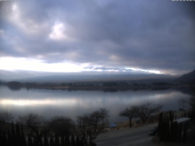 河口湖からの富士山