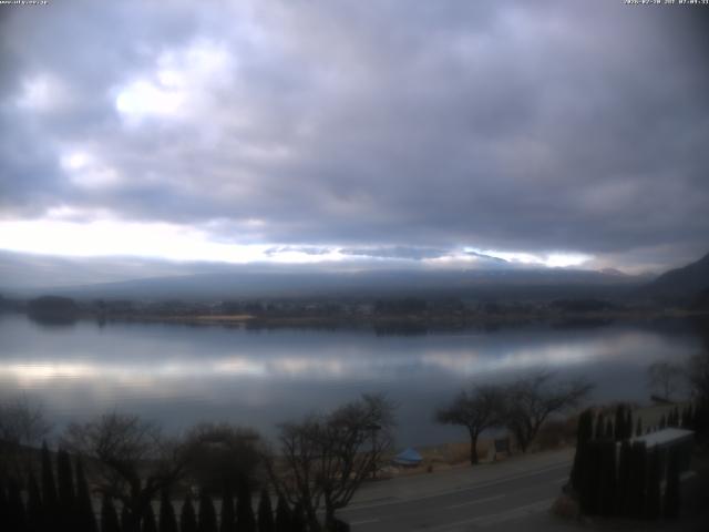 河口湖からの富士山