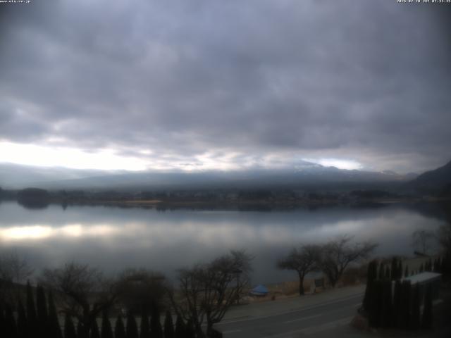 河口湖からの富士山