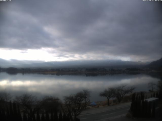 河口湖からの富士山