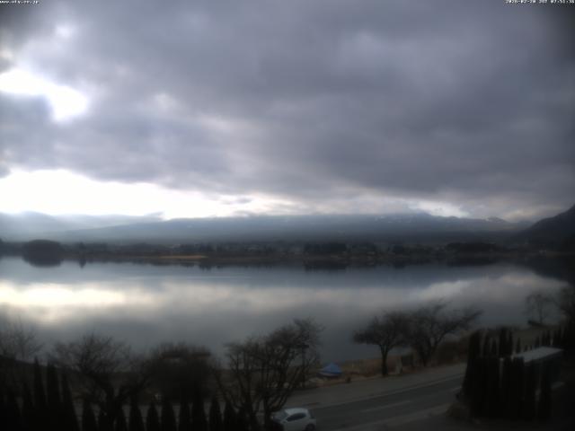 河口湖からの富士山