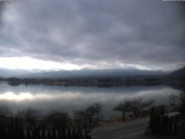 河口湖からの富士山