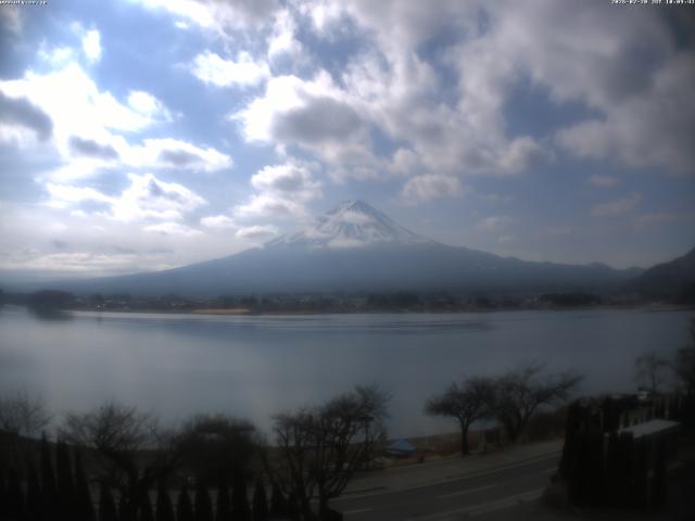 河口湖からの富士山