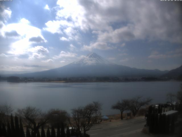 河口湖からの富士山
