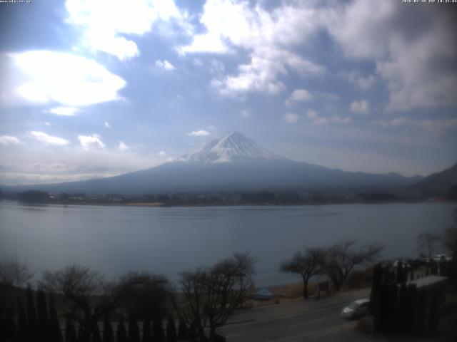 河口湖からの富士山