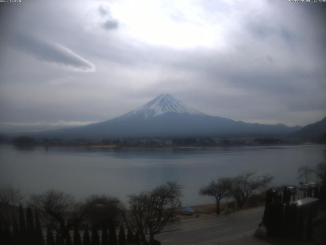 河口湖からの富士山