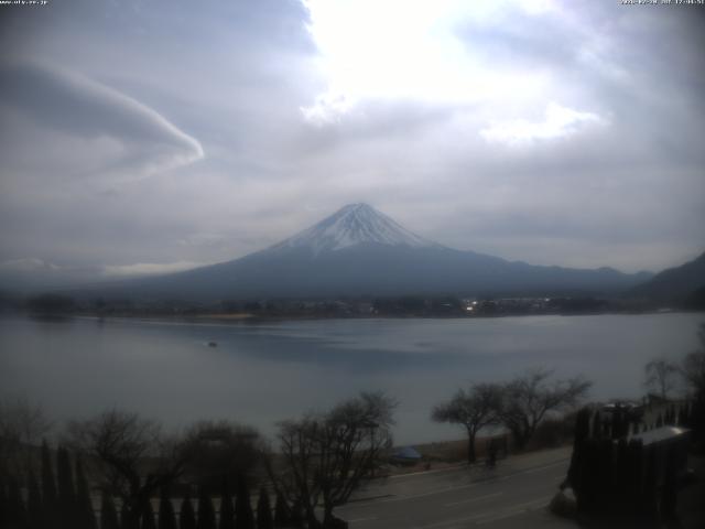 河口湖からの富士山