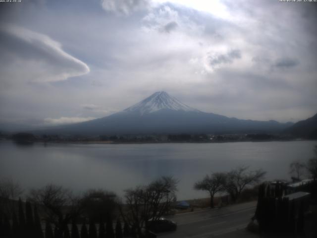河口湖からの富士山