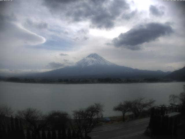 河口湖からの富士山