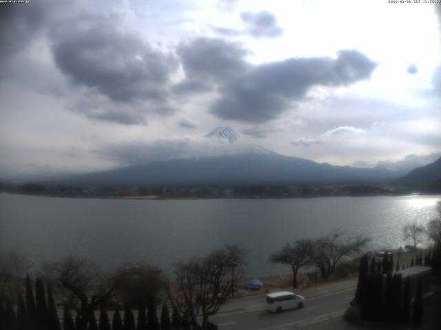 河口湖からの富士山