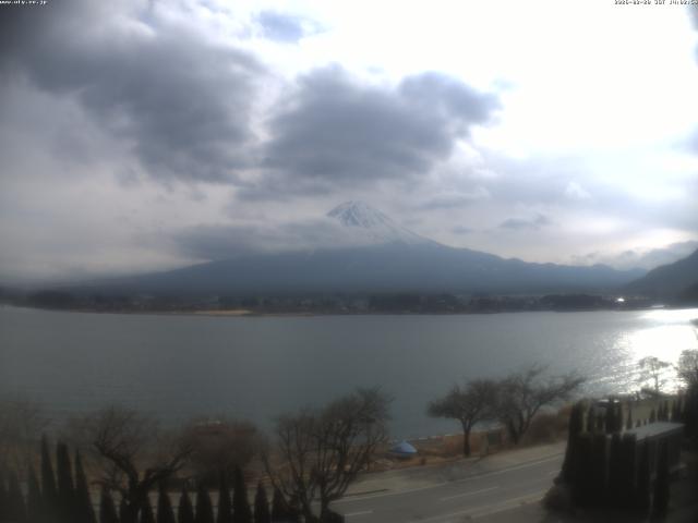 河口湖からの富士山