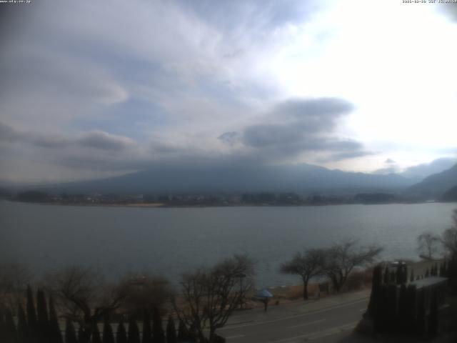 河口湖からの富士山