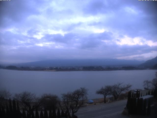 河口湖からの富士山