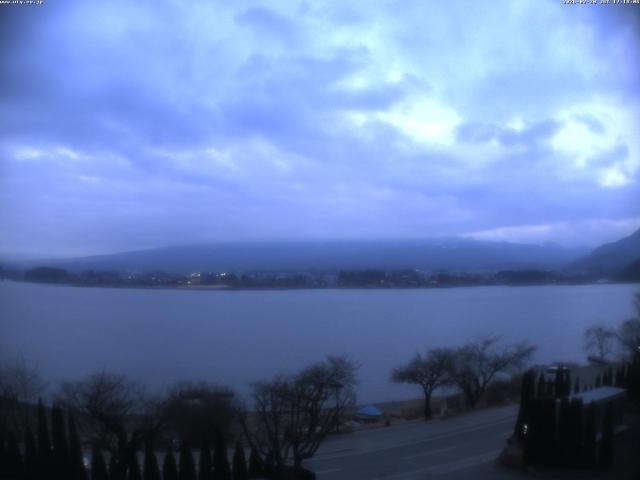河口湖からの富士山