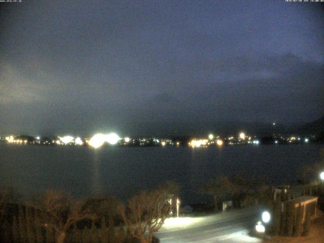 河口湖からの富士山