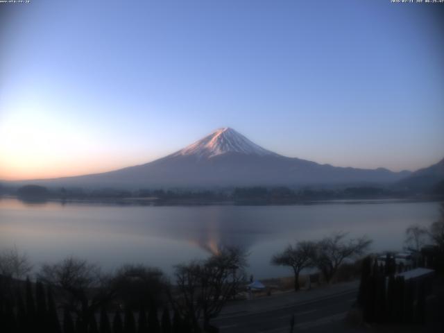 河口湖からの富士山