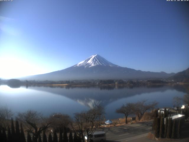 河口湖からの富士山