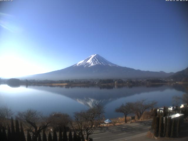 河口湖からの富士山