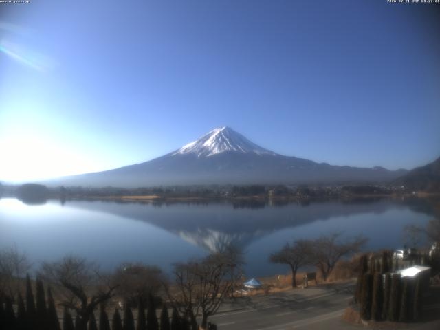 河口湖からの富士山