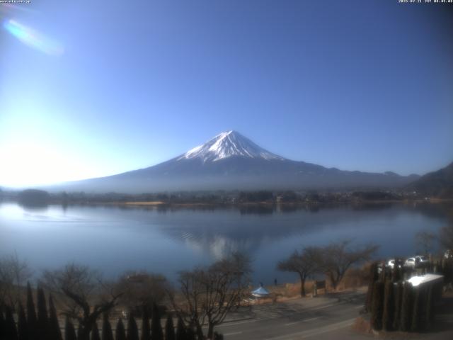 河口湖からの富士山