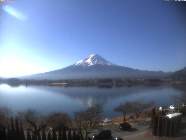 河口湖からの富士山
