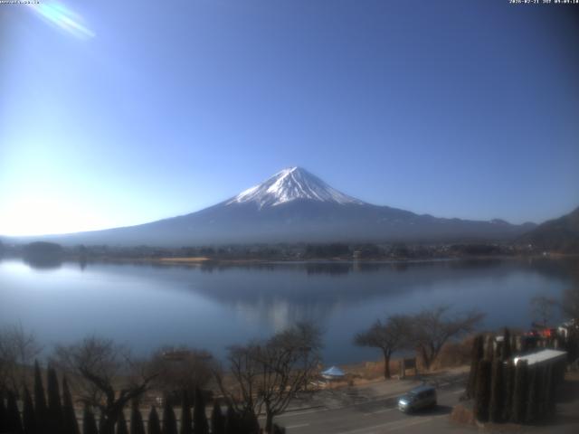 河口湖からの富士山