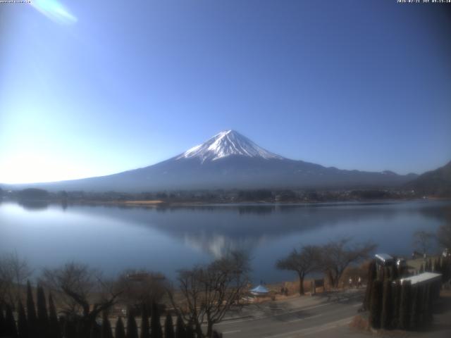 河口湖からの富士山