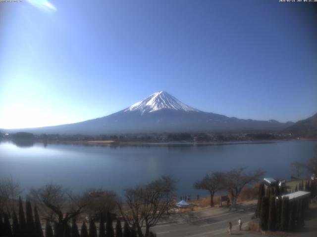 河口湖からの富士山