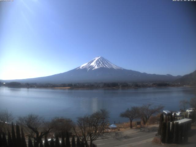 河口湖からの富士山