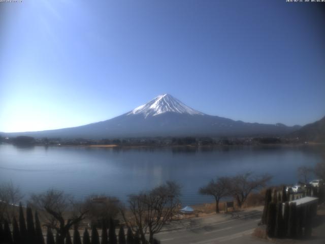 河口湖からの富士山