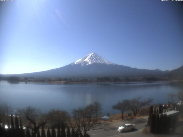 河口湖からの富士山