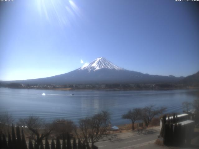 河口湖からの富士山