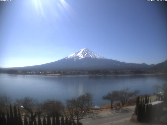 河口湖からの富士山